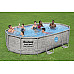 Басейн каркасний овальний Bestway 488 x 305 x 107 см Power Steel