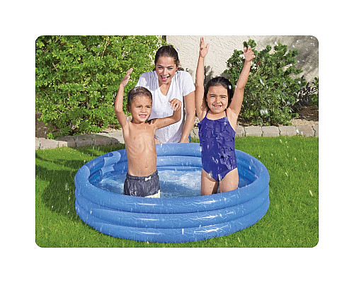 Басейн надувний дитячий Bestway 51025 122x25 см синій