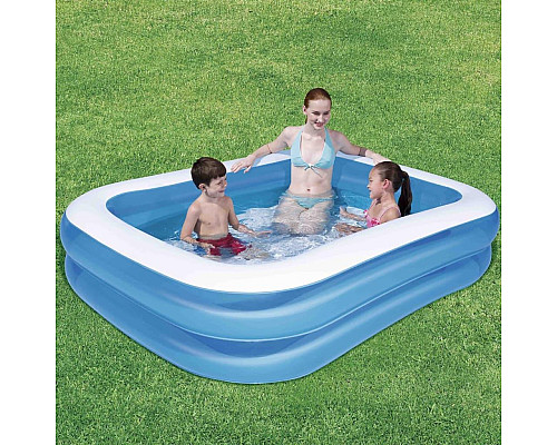 Басейн надувний прямокутний Bestway 211 x 132 x 46 см