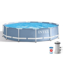 Каркасний басейн Prism Frame Pool Intex 26712  366 x 76см - синій