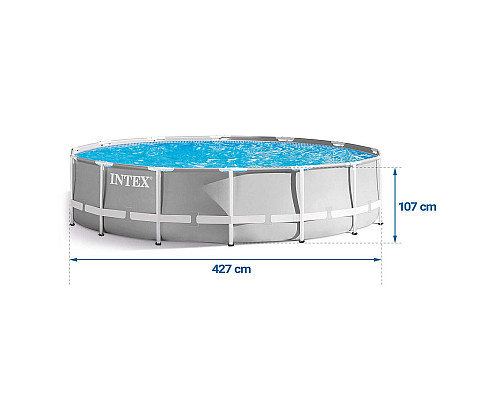 Басейн каркасний 21в1 INTEX 26720, 427 х 107 см + машина для створення бульбашок Басейн каркасний 21в1 INTEX 26720, 427 х 107 см + машина для створення бульбашок