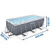 Басейн каркасний прямокутний 17в1 Bestway 56722 412 x 201 x 122 см