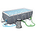 Басейн каркасний прямокутний 17в1 Bestway 56722 412 x 201 x 122 см