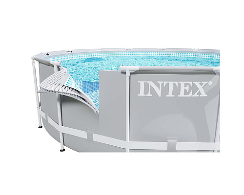 Басейн каркасний 21в1 INTEX 26726, 457 х 122 см + машина для створення бульбашок