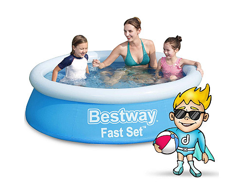 Басейн надувний дитячий Bestway 57392 183x51 см
