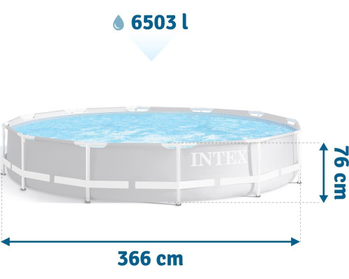 Басейн Intex Prism Frame 366 см 16в1 (26712)&nbsp;