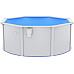 Басейн каркасний vidaXL 300 x 120 см, білий + драбина
