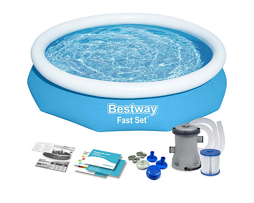 Басейн надувний дитячий Bestway 57450 244x61 см