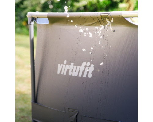Басейн каркасний VIRTUFIT з фільтрувальним насосом 305 х 76 см, темно-сірий