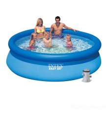Надувний басейн Easy Set Intex 28108 244х61 см - блакитний