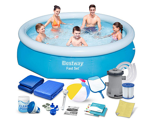 Басейн надувний дитячий Bestway 57458 305x66 см