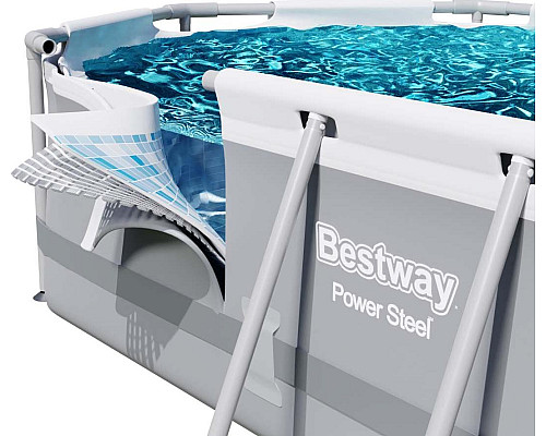 Басейн каркасний овальний 18в1 Bestway 56448 Power Steel, 488 x 305 см