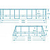 Басейн каркасний овальний 18в1 Bestway 56448 Power Steel, 488 x 305 см