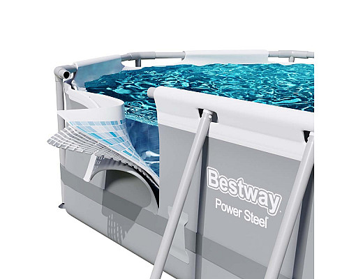 Басейн каркасний овальний Bestway 56620 Power Steel 427 x 250 см - графітовий Басейн каркасний овальний Bestway 56620 Power Steel 427 x 250 см - графітовий