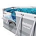 Басейн каркасний овальний Bestway 56620 Power Steel 427 x 250 см - графітовий