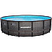 Басейн каркасний Marimex Florida Premium RATAN 488 x 122 см, графітовий
