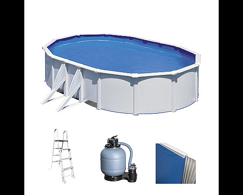 Басейн каркасний овальний GRE FIDJI KIT500ECO 500 x 300 x 120 см