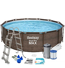 Басейн каркасний 10в1 Bestway 56709 Steel Pro Max 366 см 