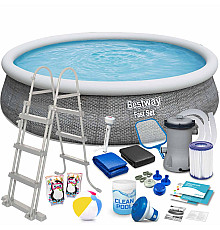 Басейн надувний 18в1 Bestway 57372, 457 x 107 см 
