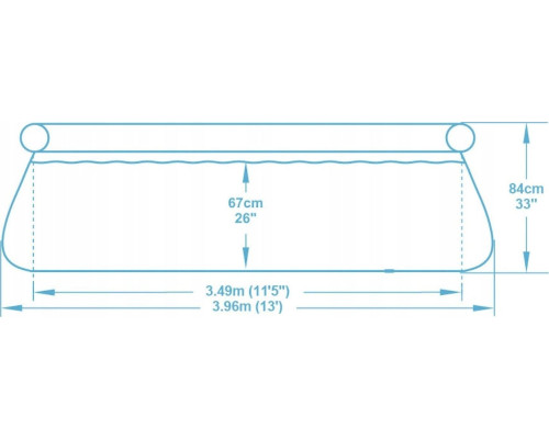 Басейн Bestway 396x84 см 1в1 INTEX