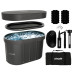 Ванна крижана VIRTUFIT Oval, 120 x 70 см 500 л, антрацит