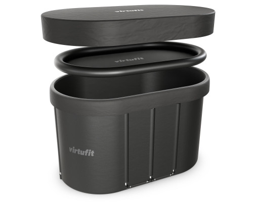 Ванна крижана VIRTUFIT Oval, 120 x 70 см 500 л, антрацит