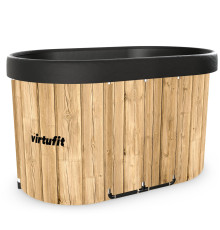 Ванна крижана VIRTUFIT Oval, 120 x 70 см 500 л, дерево