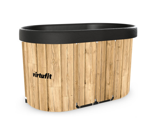 Ванна крижана VIRTUFIT Oval, 120 x 70 см 500 л, дерево