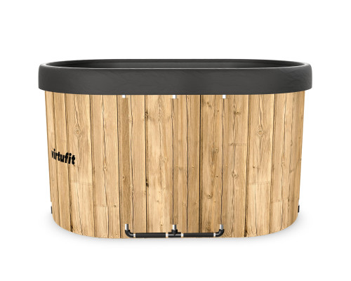 Ванна крижана VIRTUFIT Oval, 120 x 70 см 500 л, дерево