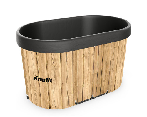 Ванна крижана VIRTUFIT Oval, 120 x 70 см 500 л, дерево