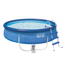 Надувний басейн Easy Set Intex 26166  457 x 107см - блакитний