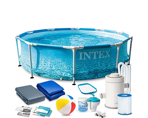 Басейн каркасний 16в1 Intex 28208 305 x 76 см Басейн каркасний 16в1 Intex 28208 305 x 76 см