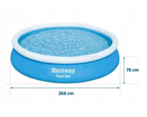 Басейн надувний 9в1 Bestway 57274, 366 см Басейн надувний 9в1 Bestway 57274, 366 см