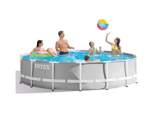 Басейн каркасний 12в1 INTEX 26720, 427 x 107 см, сірий Басейн каркасний 12в1 INTEX 26720, 427 x 107 см, сірий