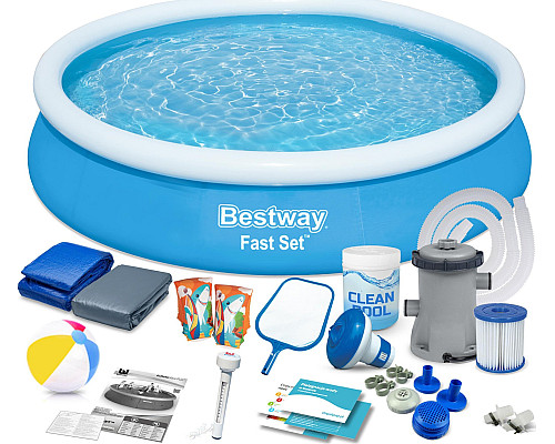 Басейн надувний 17в1 Bestway 57274, 366 см