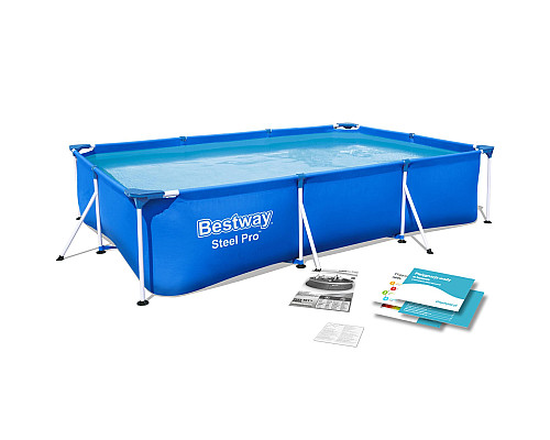 Басейн каркасний прямокутний 5в1 Bestway 56404, 300 x 201 x 66 см