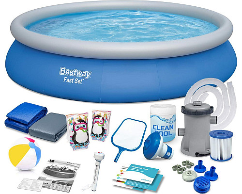 Басейн надувний 17в1 Bestway 57313, 457 см Басейн надувний 17в1 Bestway 57313, 457 см