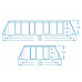 Басейн каркасний 12в1 Bestway 56716N 549 х 274 х 122 см