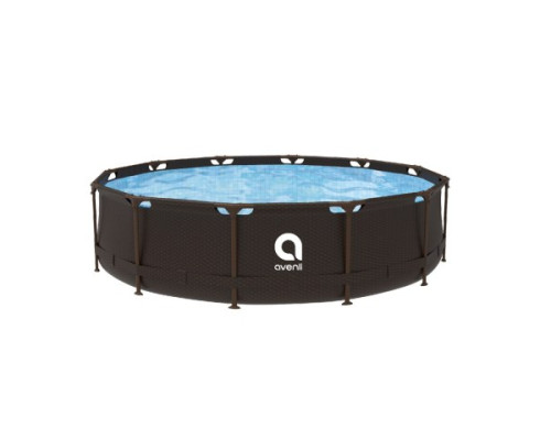 Басейн каркасний Avenli Super Rattan JL12336  366 x 100 см, чорний
