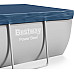 Басейн каркасний прямокутний 18в1 Bestway 5611Z Power Steel 640 x 274 см - білий