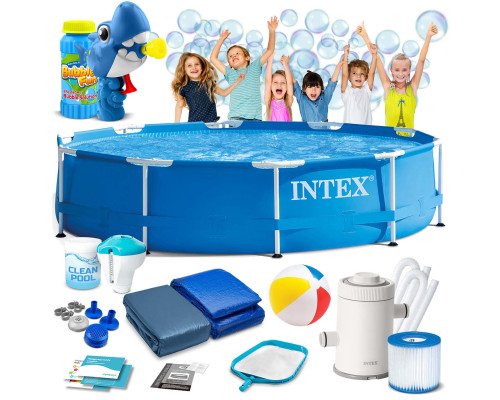 Басейн каркасний 15в1 INTEX 28202, 305 х 76 см + машина для створення бульбашок Басейн каркасний 15в1 INTEX 28202, 305 х 76 см + машина для створення бульбашок