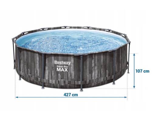 Басейн каркасний 11в1 Bestway 5614Z Steel Pro Max 427 см Басейн каркасний 11в1 Bestway 5614Z Steel Pro Max 427 см
