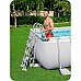 Басейн каркасний прямокутний Bestway Power Steel 549x274 см (56466)  - світло-сірий