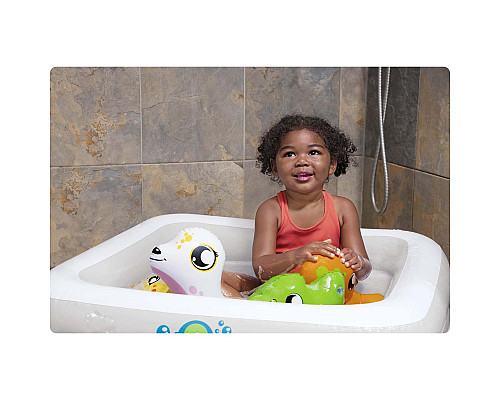 Басейн надувний дитячий Bestway 51116 86x86x25 см