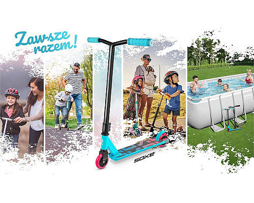 Басейн каркасний прямокутний 18в1 Bestway 56474, 732 x 366 x 132 см + самокат - білий