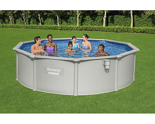 Басейн панельний Bestway HYDRIUM 460 x 120 см, світло-сірий