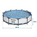 Басейн каркасний 16в1 Bestway 56416, 366 x 76 см