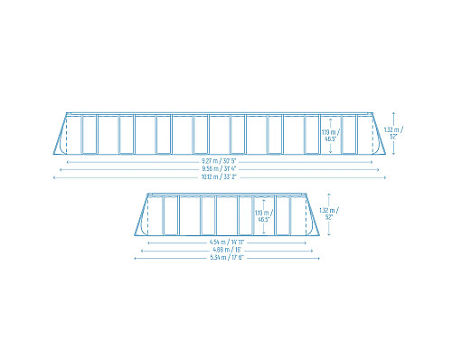 Басейн каркасний 11в1 Bestway 561KJ 956 х 488 х 132 см