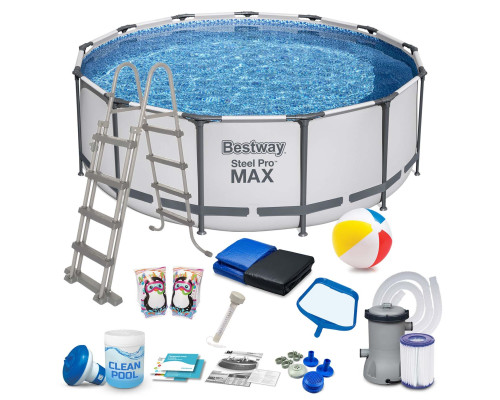 Басейн каркасний 18в1 Bestway 5618W, 396 x 122 см Басейн каркасний 18в1 Bestway 5618W, 396 x 122 см