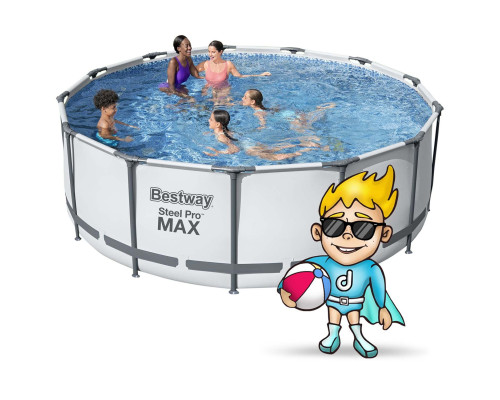 Басейн каркасний 18в1 Bestway 5618W, 396 x 122 см Басейн каркасний 18в1 Bestway 5618W, 396 x 122 см